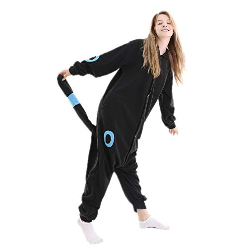 OGU' DEAL Unisex Adult Animal Onesie Pajamas Charactor Role Play Hallooween Cosplay Homewear Sleepwear Costume for Women Blue