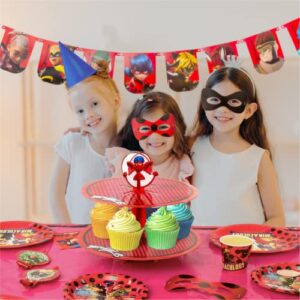 Miraculous Ladybug Party Banner – 1 Banner - Celebration, Birthday Party, Toddlers - Cat Noir - Party Supplies - Officially Licensed(1 Banner)