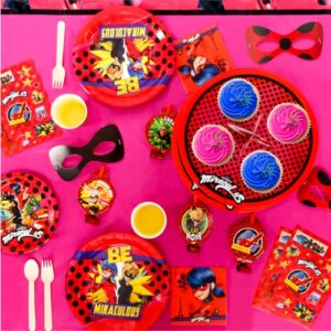 Miraculous Ladybug Party Banner – 1 Banner - Celebration, Birthday Party, Toddlers - Cat Noir - Party Supplies - Officially Licensed(1 Banner)