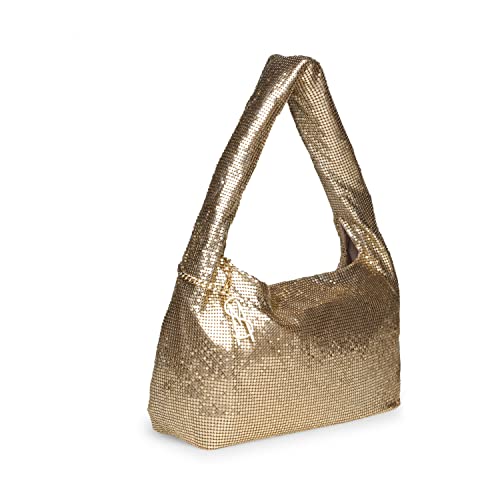 Steve Madden EMILIAA Chainmail Hobo, Gold