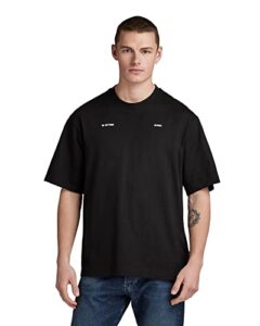 g-star raw men's boxy premium oversized t-shirt, black