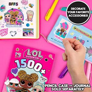 L.O.L. Surprise! 1500+ Little Sister & Tots Stickers, Queen Bee, Diva, Go-Go Gurl, Glitter Queen, Cosmic Queen, Shapes, Super B.B., Rocker, Cute Gifts for Girls Kids Teens Adults