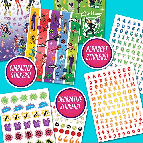 Zagtoon Miraculous Ladybug 1500+ Stickers, Ultimate Heroez Stickers, Ladybug, Cat Noir, Rena Rouge, Carapace, Vesperia, Bunnyx, Tikki, Plagg, Cute Gifts for Girls Kids Teens Adults