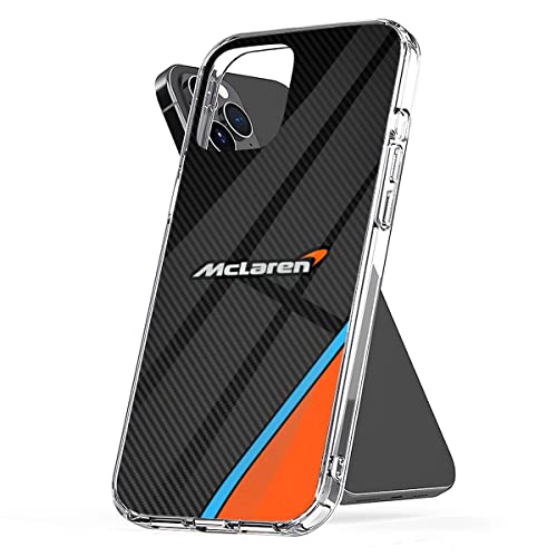 Phone Case Carbon Protect Fiber Shockproof Mclaren Cover F1 Accessories Team TPU 2022 Lando Compatible with iPhone 14 13 Pro Max Mini 12 11 X Xs Xr 8 7 6 6s Plus Galaxy Note S9 S10 S20 S21 Ultra