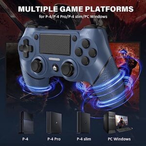 Matbip PS-4 Controller Wireless Play-Station 4 Controller Compatible PS-4/Pro/Slim/PC PS-4 Controller Dual-Shock 4 with Dual Vibration/Joystick/Turbo/Touch Pad Brand