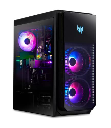 Acer Predator Orion 7000 PO7-640-UR12 Gaming Desktop | 12th Gen Intel Core i9-12900K 16-Core | NVIDIA GeForce RTX 3090 | 32GB DDR5 | 1TB PCIe Gen4 SSD | 2TB HDD | Intel Wi-Fi 6E | RGB Keyboard & Mouse