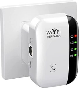2023 newest wifi extender signal booster, covers up to 3000sq.ft and 35 devices, wifi range extender, wifi boosters for the house,with ethernet port, easy setup,router extender for wireless internet