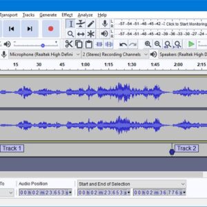 Audacity® 2023 Newest Professional Pro Audio Music Recording Editing Software For Win 10,8,7,*Vista* And XP Mac OS X Linux Including Bonus Loops and Samples Collection