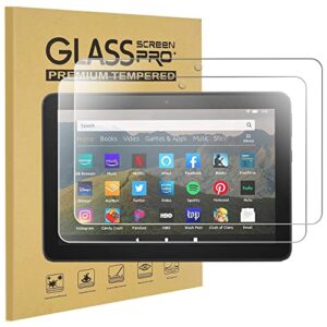 keanboll 2 pack tempered glass screen protector for all-new amazon fire 7 tablet 7-inch (12th generation, 2022 released)[2.5d radian] anti-explosion glass screen protector