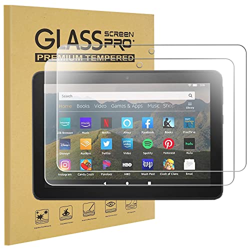 KEANBOLL 2 Pack Tempered Glass Screen Protector for All-New Amazon Fire 7 Tablet 7-inch (12th Generation, 2022 Released)[2.5D Radian] Anti-Explosion Glass Screen Protector