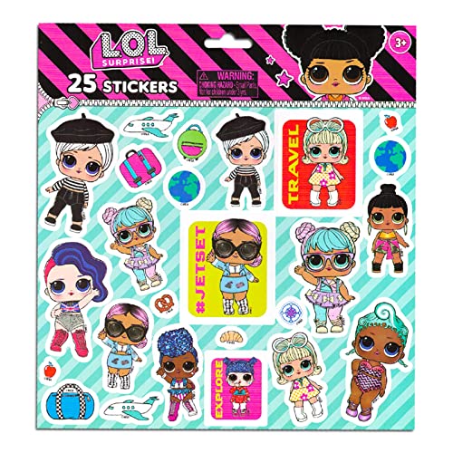 LOL Surprise Backpack with Lunch Box Set - 5 Pc Bundle with LOL Backpack for Girls, Lunch Bag, Water Bottle, Stickers, More | LOL Surprise School Supplies