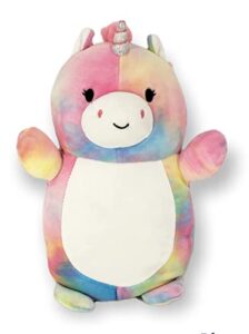 squishmallow squishmallows hug mees by kellytoy 10 inch (25cm) - bevalee the unicorn