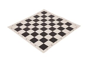 the house of staunton regulation vinyl tournament chess board - 2.375" (black)