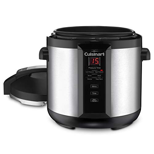 Cuisinart CPC-600N1 6-Quart Electric Pressure Cooker, Silver (Renewed)