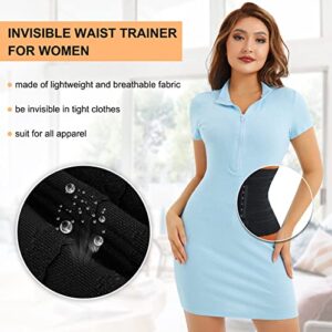 Likeonce Segmented Waist Trainer for Women Waist Cincher Shapewear Tummy Control Girdle Corset Shapewear Body Shaper Black