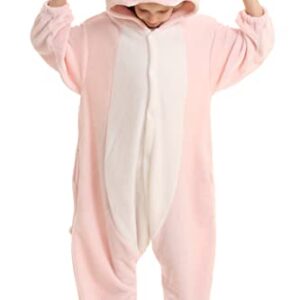 DELEY Unisex Adult Axolotl Onesie Pajamas, Flannel Animal One Piece Costume Sleepwear Halloween Cosplay Homewear