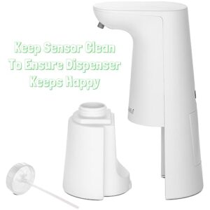 20 Second Countdown Timer Foam Soap Dispenser for Kids, Parents and Everyone. Develop Healthy Habits for Hand Washing. Use Favorite Foam Soap, Foaming soap - HappyHabits™, White