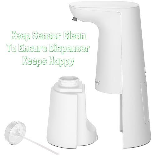 20 Second Countdown Timer Foam Soap Dispenser for Kids, Parents and Everyone. Develop Healthy Habits for Hand Washing. Use Favorite Foam Soap, Foaming soap - HappyHabits™, White