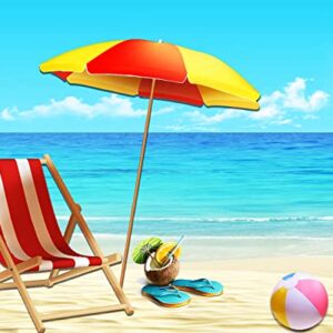 PENTA ANGEL Beach Balls 2PCS 12 Inch Inflatable/Blow Up World Globe Swimming Pool Party Favors Game Water Toy Beachball for Women Men Adults Summer Outdoor Playing