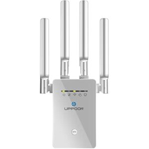 wifi extender, wi fi extenders signal booster for home cover up to 8000 sq.ft & 35 devices, wireless internet signal amplifier with ethernet port, wi-fi repeater easy setup.