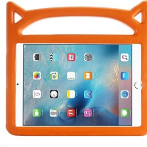 iPad Mini 6 Case for Kids : Safe Shockproof Protection for 8.3 inch Kid Proof + Ultra Lightweight + Comfort Grip Carrying Handle +Folding Stand-Orange