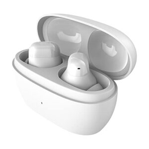 1more omthing airfree buds, wireless earbuds bluetooth 5.3 headphones, 44 hours playtime, 8mm dynamic driver, adjustable eq modes, smart noise cancellation, white
