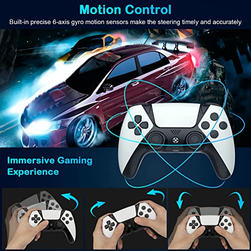 OUBANG Control for PS4 Controller, Game Remote for Elite PS4 Controller with Turbo, Steam Gamepad Work with Playstation 4 Controller with Back Paddle, Scuf Controllers for PS4/Pro/PC/IOS/Android Gamer