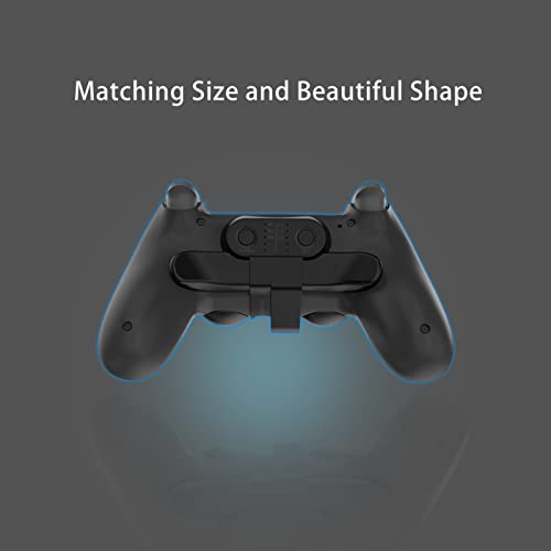 Controller Paddles for PS4, Controller Back Button Attachment, Customization Mapping Buttons, TURBO burst function, plug and playBurst Function, Plug And Play