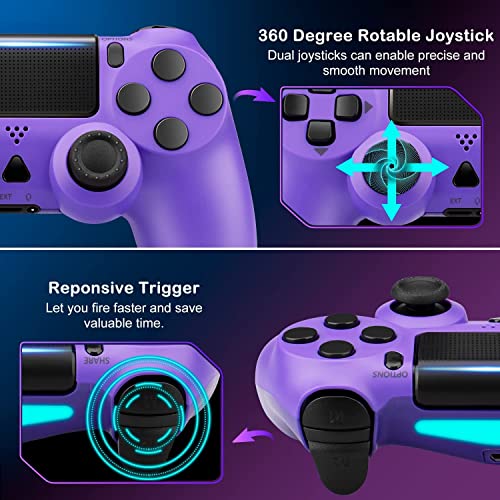 TOPAD Blind Box Wireless Game Controller Compatible for PS4 with Enhanced pa4 Remote Joystick/Audio/Touch pad/Dual Vibration,Compatible with Playstation 4/Slim/Pro Console,for Christmas Birthday Gift