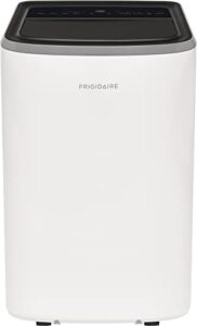 frigidaire portable room air conditioner, 10,000 btu with dehumidifier mode, in white (renewed)