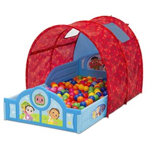 Delta Children CoComelon Sleep and Play Toddler Bed with Tent