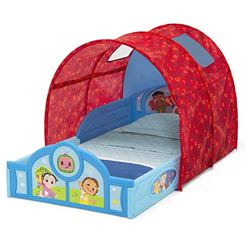 Delta Children CoComelon Sleep and Play Toddler Bed with Tent