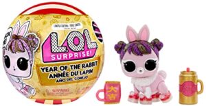 l.o.l. surprise! year of the rabbit doll good luck bunny- with collectible doll, 7 surprises, limited edition doll, accessories, pet, lunar new year theme- great gift for girls age 4+