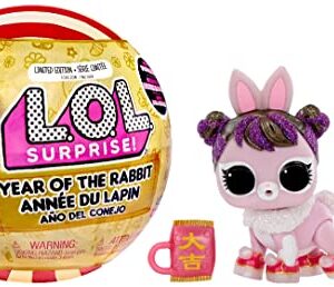 L.O.L. Surprise! Year of The Rabbit Doll Good Luck Bunny- with Collectible Doll, 7 Surprises, Limited Edition Doll, Accessories, Pet, Lunar New Year Theme- Great Gift for Girls Age 4+