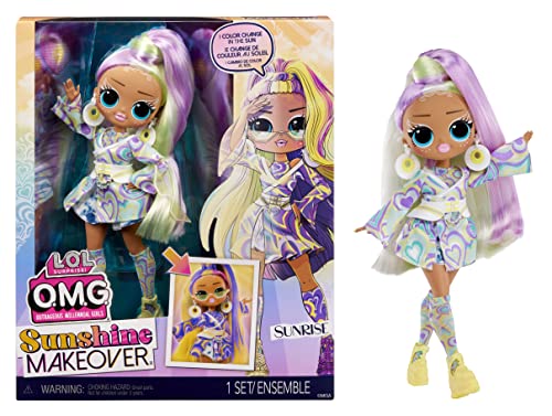 L.O.L. Surprise! LOL Surprise OMG Sunshine Color Change Sunrise Fashion Doll with Color Changing Hair and Fashions and Multiple Surprises – Great Gift for Kids Ages 4+