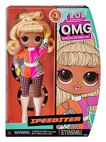 L.O.L. Surprise! O.M.G. Speedster Fashion Doll with Multiple Surprises and Fabulous Accessories – Great Gift for Kids Ages 4+