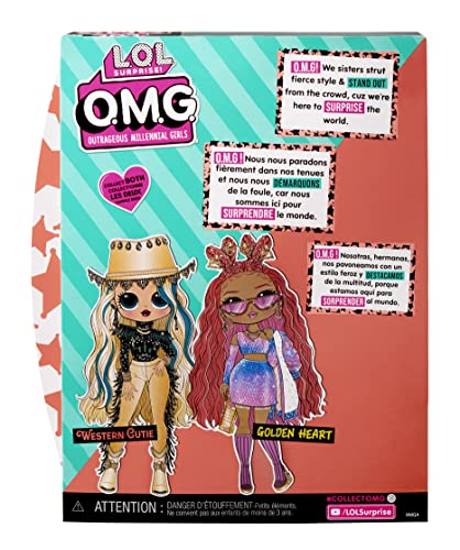 L.O.L. Surprise! O.M.G. Western Cutie Fashion Doll with Multiple Surprises and Fabulous Accessories – Great Gift for Kids Ages 4+