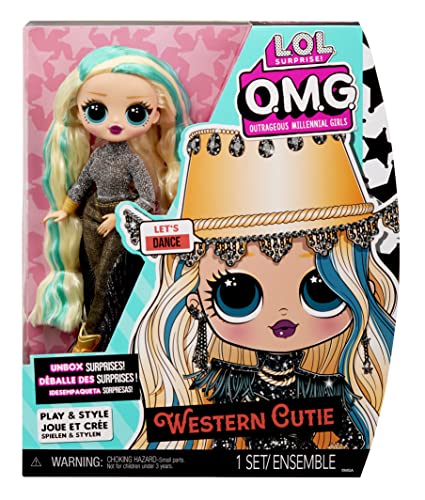 L.O.L. Surprise! O.M.G. Western Cutie Fashion Doll with Multiple Surprises and Fabulous Accessories – Great Gift for Kids Ages 4+