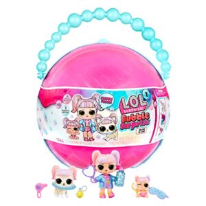 l.o.l. surprise bubble surprise deluxe - collectible dolls, pet, baby sister, surprises, accessories, bubble surprise unboxing, color-change foam reaction - great gift for girls age 4+