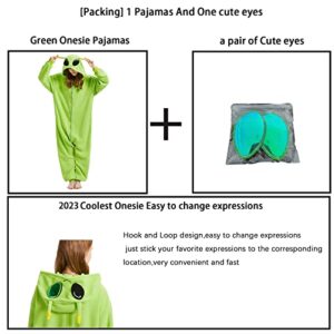 EROTYWE Adult Onesie Alien Costume Pajamas - Halloween Christmas Cosplay Costumes Homewear Jumpsuit for Women and Men