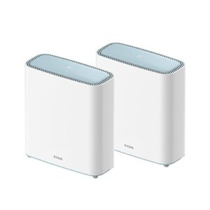 d-link eagle pro ai ax3200 mesh wifi 6 system- 2 pack- 8-streams, 802.11ax router, dual band, ofdma, mu-mimo, voice control with google assistant and amazon alexa, (m32/2)