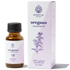 oregano essential oil - 100% pure & certified (1 oz.) | pure grade distilled oregano essential oil | vegan & cruelty free