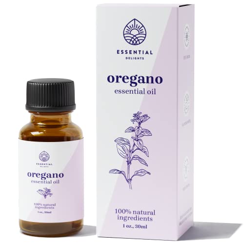 Oregano Essential Oil - 100% Pure & Certified (1 oz.) | Pure Grade Distilled Oregano Essential Oil | Vegan & Cruelty Free