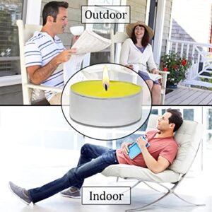 18 Pk Citronella Candles Outdoor Indoor - Aromatherapy Candle - Spa Candle - Mood Candle - Premium Quality Lemon Scented Candles - Fly Candle