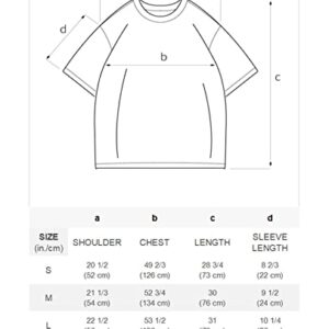 Aelfric Eden Mens Cotton Wash Solid T-Shirts Oversized Unisex Short Sleeve Streetwear Rap Hip Hop Basic Tee Tops