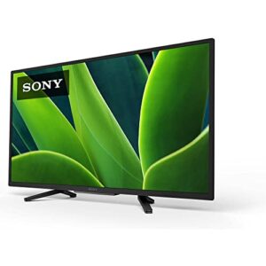 Sony KD32W830K 32-inch W830K HD LED HDR TV with Google TV 2022 Deco Home 60W 2.0 Channel Soundbar, 19"-45" TV Wall Mount Bracket Bundle and 6-Outlet Surge Adapter