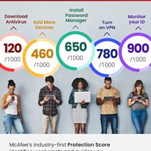 McAfee Total Protection 2023 | 3 Device | Cybersecurity Software Includes Antivirus, Secure VPN, Password Manager, Dark Web Monitoring | Amazon Exclusive | Download