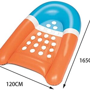 Glaceon Water Inflatable Lounge Chair Adult Pool Float Row Bed Toys Swimming Ring Suitable The Beach Summer Party Outdoor Water Recreation