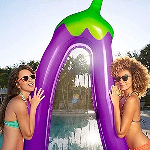 Glaceon Large Folding Inflatable Float Adult Pool Water Mount Toys Swimming Ring with Net Suitable The Beach Summer Party Outdoor Water Recreation