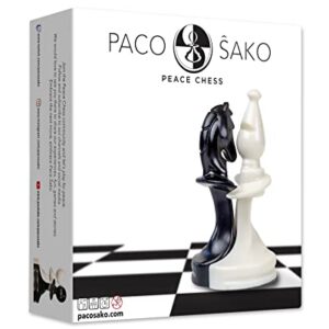 Paco Sako Peace Chess Game, Super Fun for Chess Lovers, Make Peace While Playing Chess, not War - Chess Set Board Game for Peace Makers